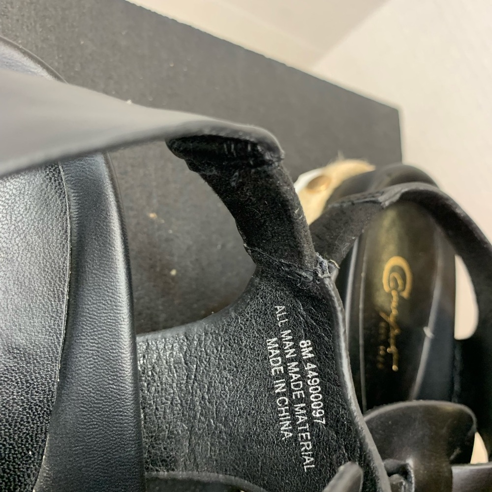 C Comfort EST 1946 Women’s T Strap Sling Back Black sandals. Sz 8 - Picture 4 of 7